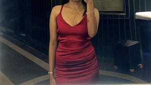 Elegant Red Satin Maxi Dress
