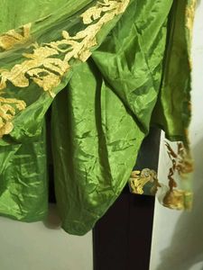 Green &amp; Gold Embroidered Dress