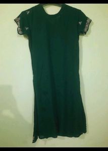 Elegant Green Embroidered Kurta