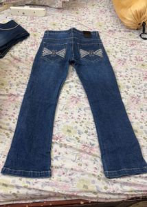 Stylish Blue Bootcut Jeans