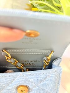 Chanel Denim Pouch