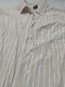 Unisex Striped Button-Down Shirt