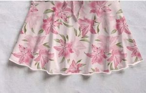 Floral Halter Neck Tie-Up Top