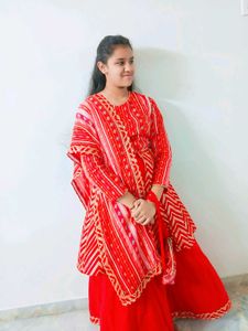Beautiful Red Ethnic Kurta Set