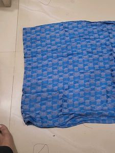 Blue Geometric Pattern Dupatta
