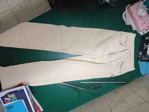 Comfortable Beige Casual Pants