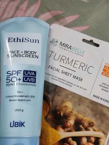 EthiSun Face + Body Sunscreen &amp; Mirabelle Mask