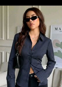 New with tag Korean Premium Chic Pinstripe Blazer
