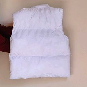 White puffer jacket
