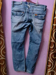 Light Wash Distressed Jeans