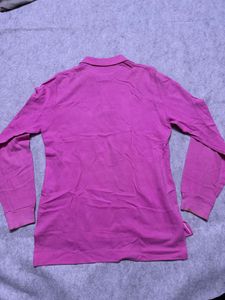 Ralph Lauren Pink Long Sleeve Polo Shirt