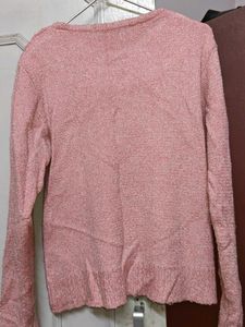 Sparkling Rose Knit Sweater
