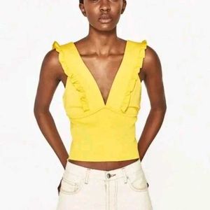 Zara Ruffle Tank Top