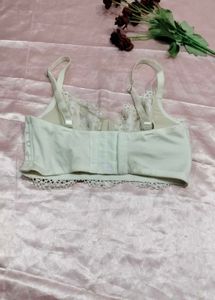 Lace Bralette with Bow Detail