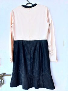 Elegant Two-Tone Dress