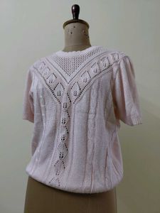 Pink sweater top