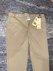 Men's Classic Beige Dress Pants