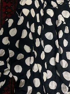 Zara Chic Polka Dot Midi wrap Dress
