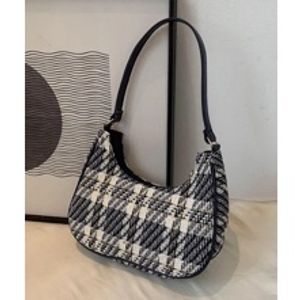 Plaid Box Shoulder Bag