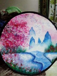 Handmade Spring Landscape Painting