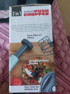 2-in-1 Instant Push Chopper