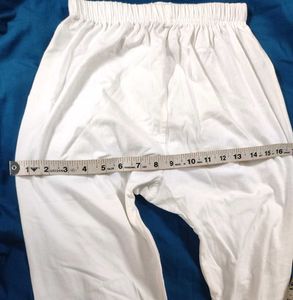 Brand New M Size White Cotton Leggings