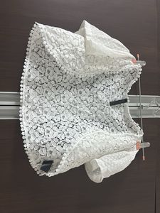 White Lace crop shrug