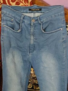 Bell Bottom Blue Denim Jeans