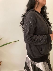 Black Grey Hoodie