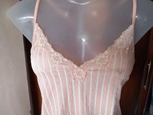 Cute Pink Striped Cami Top