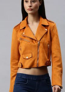 *ONLY* Women's Faux Suede Biker Jacket