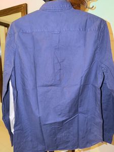 Men's Blue Button-Down Shirt