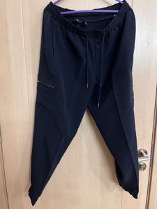 Cool blue cargo pants