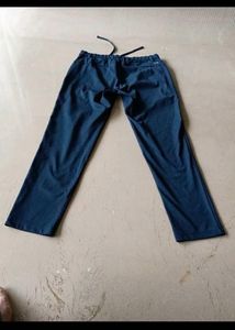 Men's Dark Blue Casual Chinos