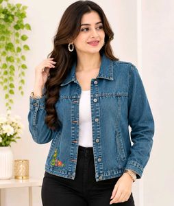 Embroidered Denim Jacket