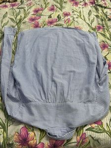Blue Striped Button-Up Shirt