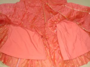 Unused Peach Sharara Gota Work Palazzo for Women