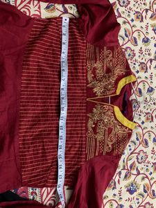 Beautiful Pure Cotton Designer Kurta And Dupatta