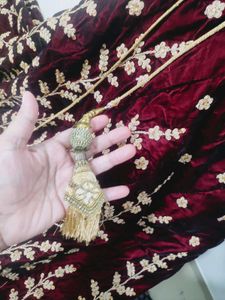 Elegant Maroon Lehenga Choli... sharara.