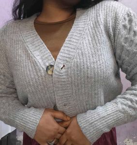 Cozy Grey Cardigan