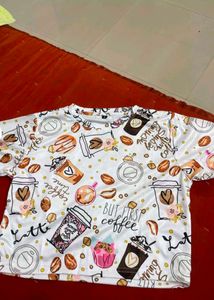 Coffee Graphic Print T-Shirt