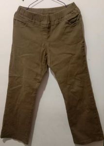 Brown Casual Pants