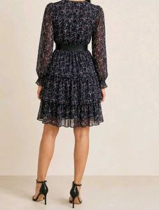 Floral Tiered midi Dress