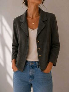 🔥BEST DEAL🔥 Imported Women's Olive Green Blazer