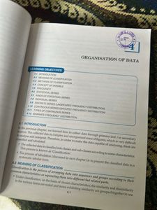Statistics for Economics Class XI Book