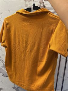 Mustard Yellow Collared Top- Bust- 34/32