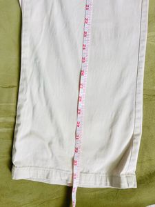 Beige/Off White Formal Trouser