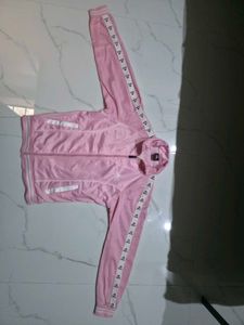 ADIDAS Pink Track Jacket with Logo Detail