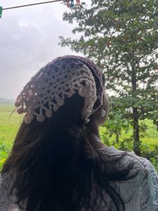 Boho Crochet Bandana Headband