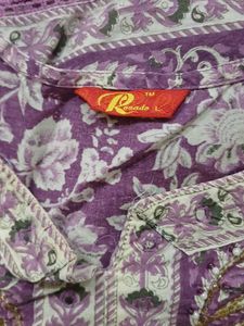 Beautiful Floral Print Kurta with frock